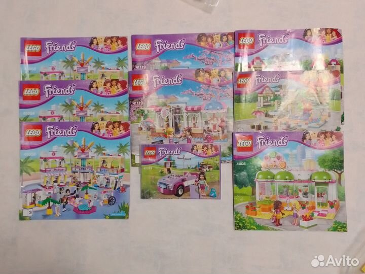 Большой пакет lego friends россыпью