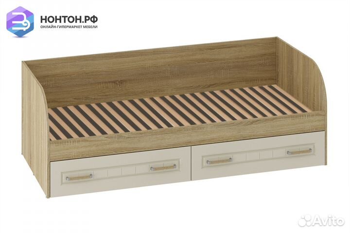 Кровать детская Маркиза кр-01 light сонома / крем