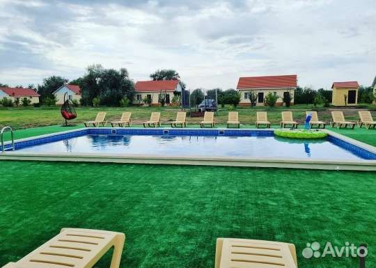 Тёплый бассейн. Беседки с мангалом.Отдых на Волге
