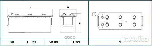 Аккумуляторная батарея EG1403 exide