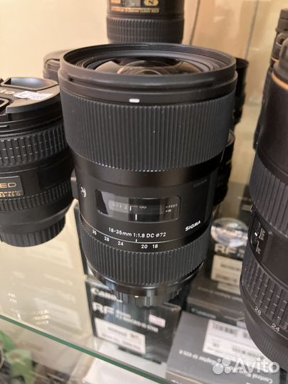 Объектив Sigma AF 18-35mm f/1.8 DC ART HSM Nikon