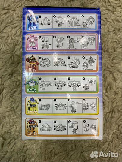 Робот трансформер Хэйли мини Робокар Поли