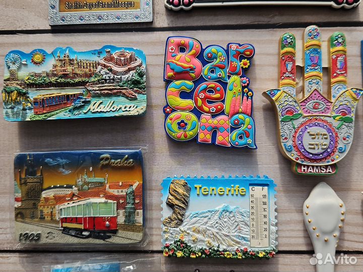 Магниты сувенирные на холодильник