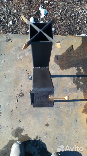 Походная печь ракета