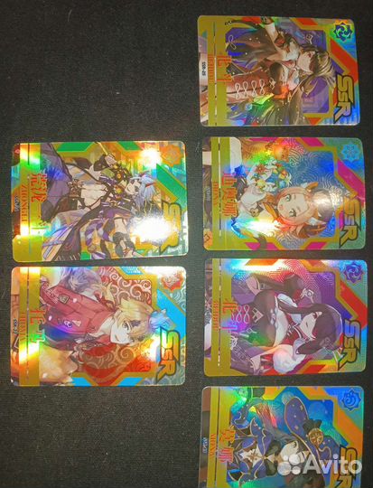 Коллекционные карточки геншин импакт