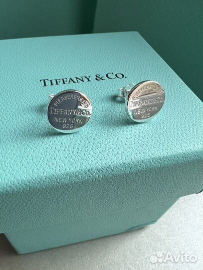 Серебряные серьги Tiffany