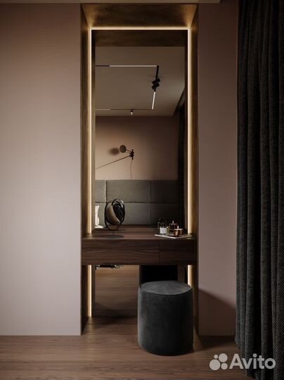 Зеркало в спальню LED