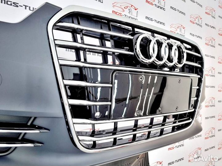 Бампер на Audi A6 кузов С7 11-14гг. OEM