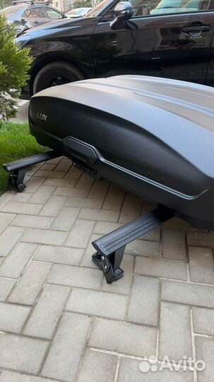 Бокс на крышу LUX tavr 175 черный матовый 450л