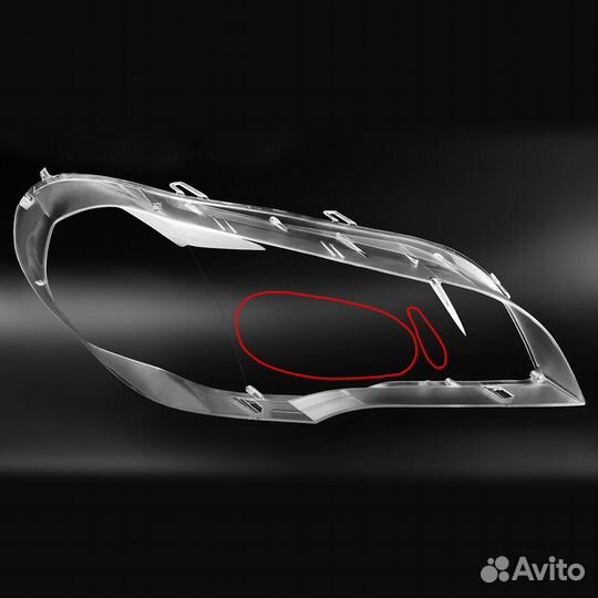 Уцененное стекло для фары BMW X5 E70 (2006-2013) П