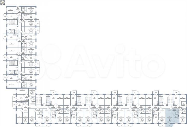 1-к. квартира, 48,4 м², 1/17 эт.
