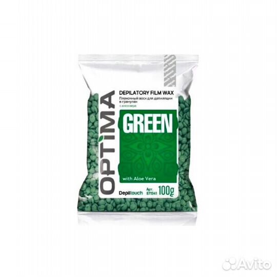 Depiltouch Пленочный воск в гранулах optima «green