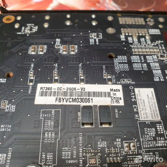 Видеокарта под ремонт asus R7 360 2gb