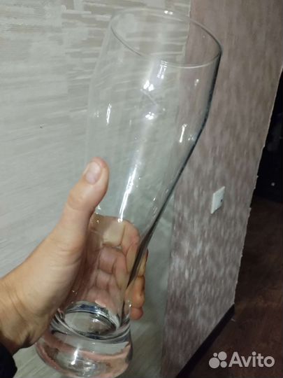 Шейкер стеклянный с рецептами в подарок бокал