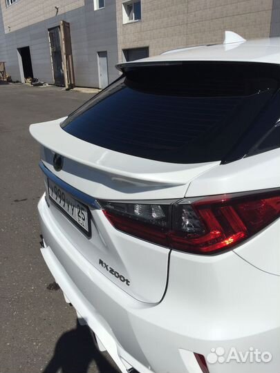 Lexus RX 2015+ Спойлер Artisan задний Y8AM2