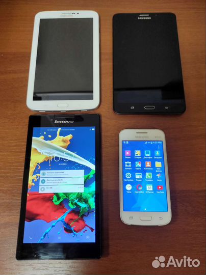 Планшет, мобильный телефон