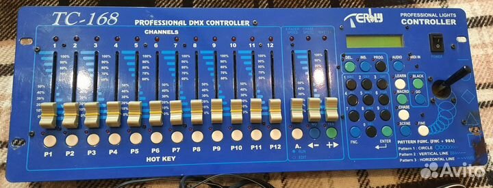 Световой пульт Terbly TC-168 DMX Pro Светомузыка