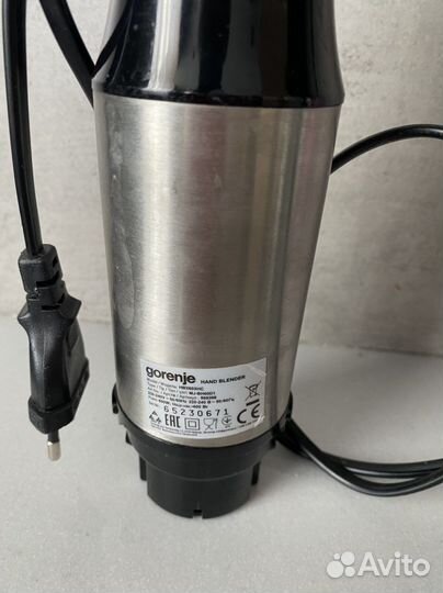 Блендер погружной gorenje