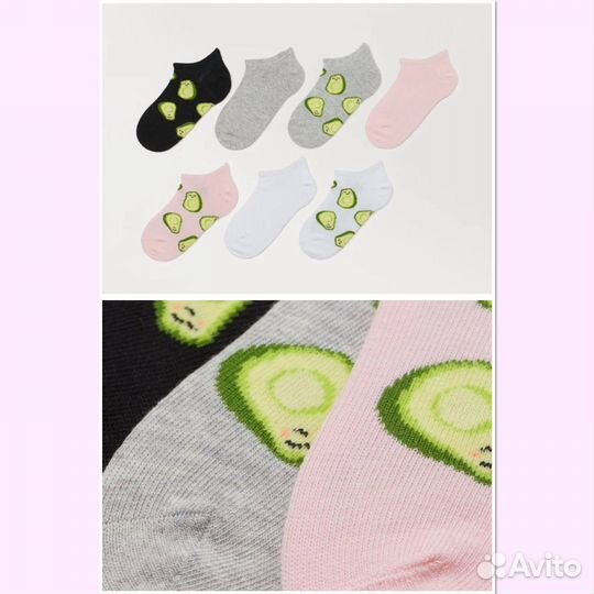 Носки короткие hm новые 25/27