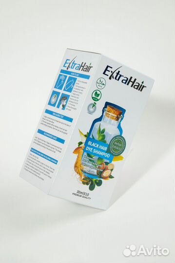 Шампунь красящий камуфляж от седых волос Extrahair