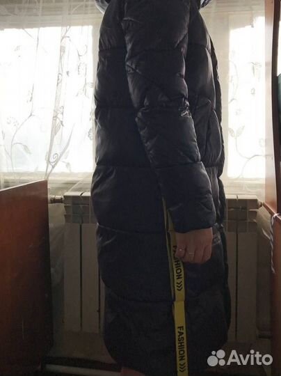 Пуховик женский длинный 46 48 размер