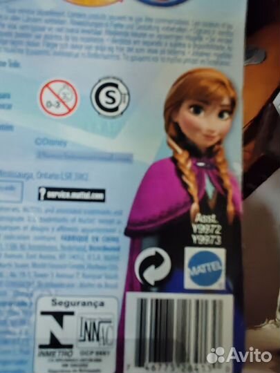 Кукла Анна Холодное сердце Frozen Disney от mattel