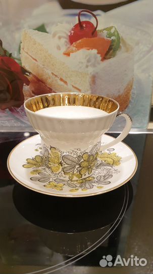 Кофейная пара лфз костяной фарфор