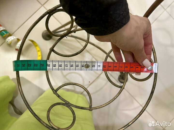 Подставка для цветов напольная металлическая