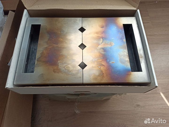 Мангал разборный сборный + Крепкая коробка