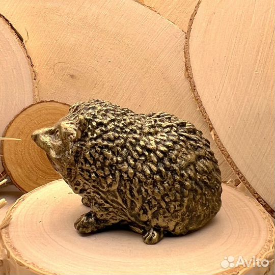 Бронзовая статуэтка Ёжик