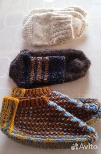 Вязанные носки