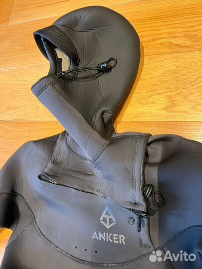 Гидрокостюм anker - 5/4/3 hooded fullsuit frontzip