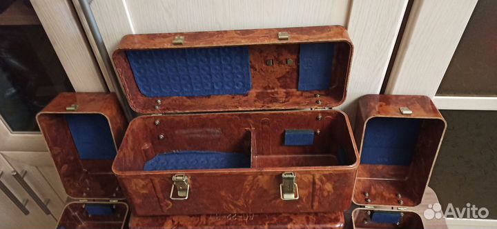 Бакелитовый военный кофр большой 2 шт+средний 2 шт