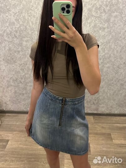 Джинсовая юбка