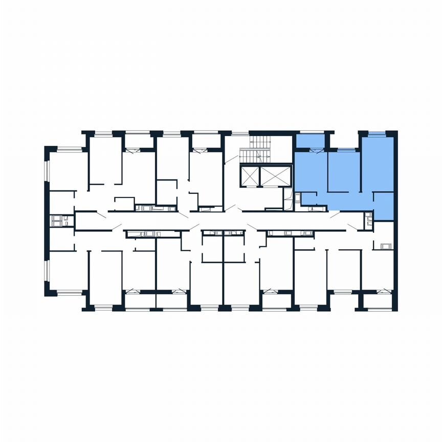 2-к. квартира, 50,6 м², 12/12 эт.