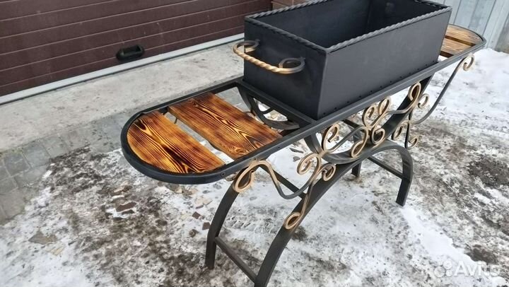 Мангал разборный 4 мм, мангал в стиле лофт