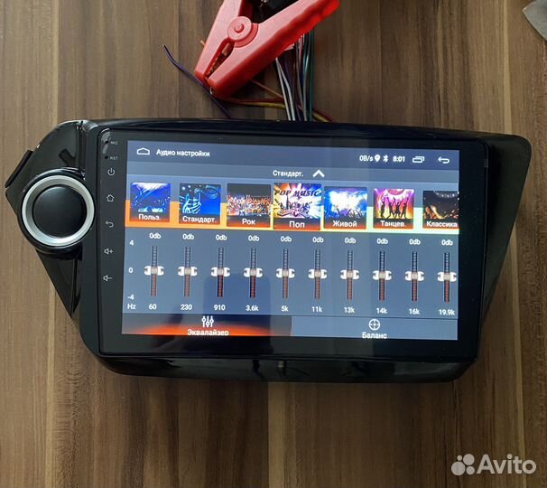 Киа Рио 3 штатная магнитола Андройд