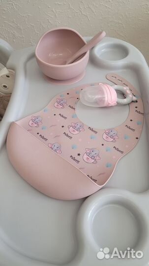 Детская посуда для кормления силиконовая