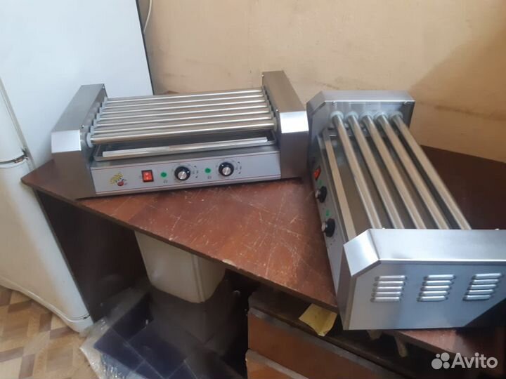 Гриль роликовый для хот догов