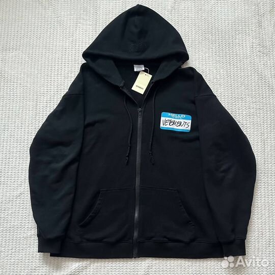 Зип худи vetmo Vetements
