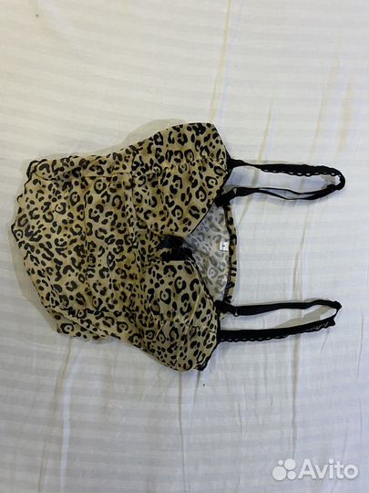 Леопардовый топ, тонкий