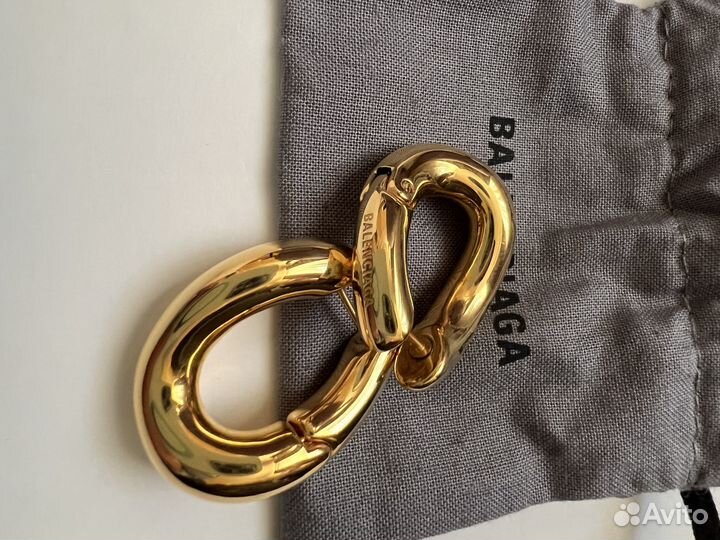 Balenciaga серьги, loop earrings