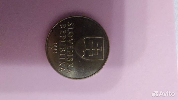 1 крона 2002 год Словакия