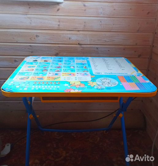 Детские стол и стул складные Азбука
