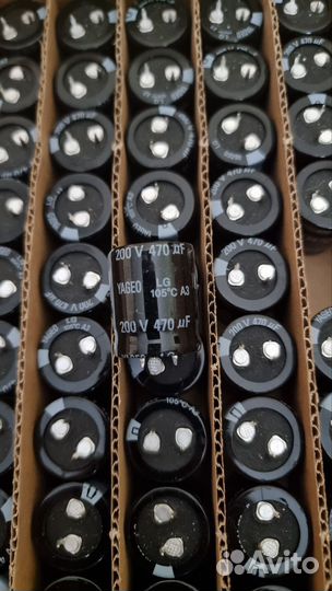 Конденсатор электролитический 470 мкФ 200В 105С