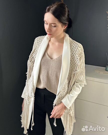 Накидка макраме