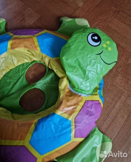 Нарукавники для плавания, ласты+маска, круг