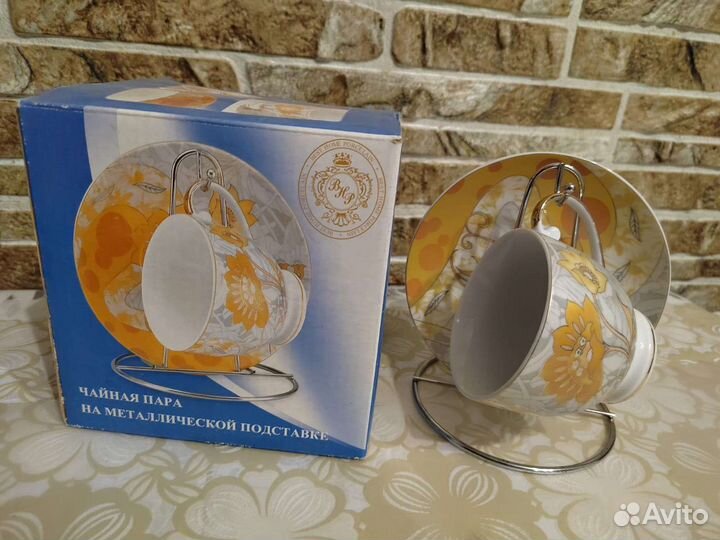 Чашка с блюдцем