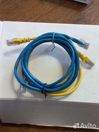 Интернет кабель с коннекторами utp