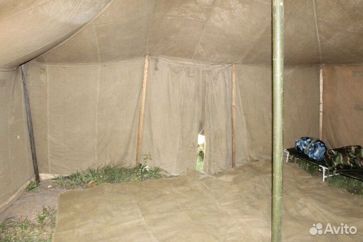 Палатка уст-56 брезентовая с хранения